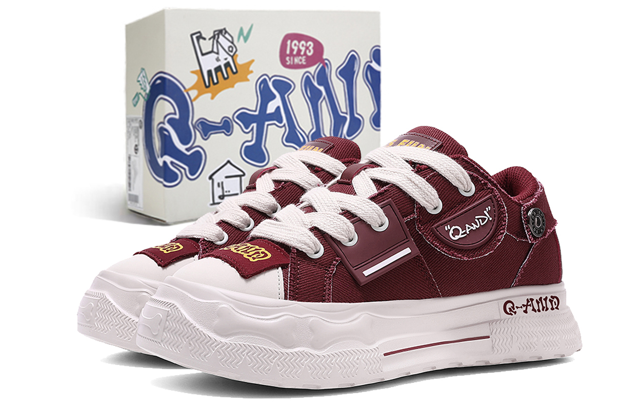 Q-AND Кью энд амортизирующие противоскользящие устойчивые к истиранию низкие скейтборд кроссовки унисекс Angora Red, цвет Angora Red
Q-AND Кью энд амортизирующие противоскользящие устойчивые к истиранию низкие скейтборд кроссовки унисекс Angora Red, цвет Angora Red