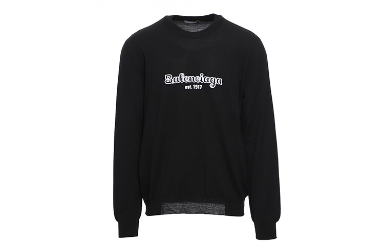 Свитер мужской Balenciaga est.1917, черный
Свитер мужской Balenciaga est.1917, черный
