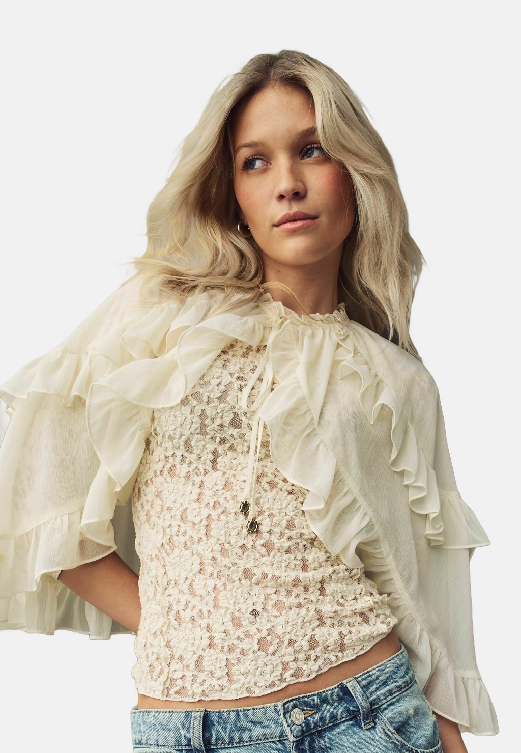 Накидка REGULAR FIT - FRILL Next, кремовый
Накидка REGULAR FIT - FRILL Next, кремовый