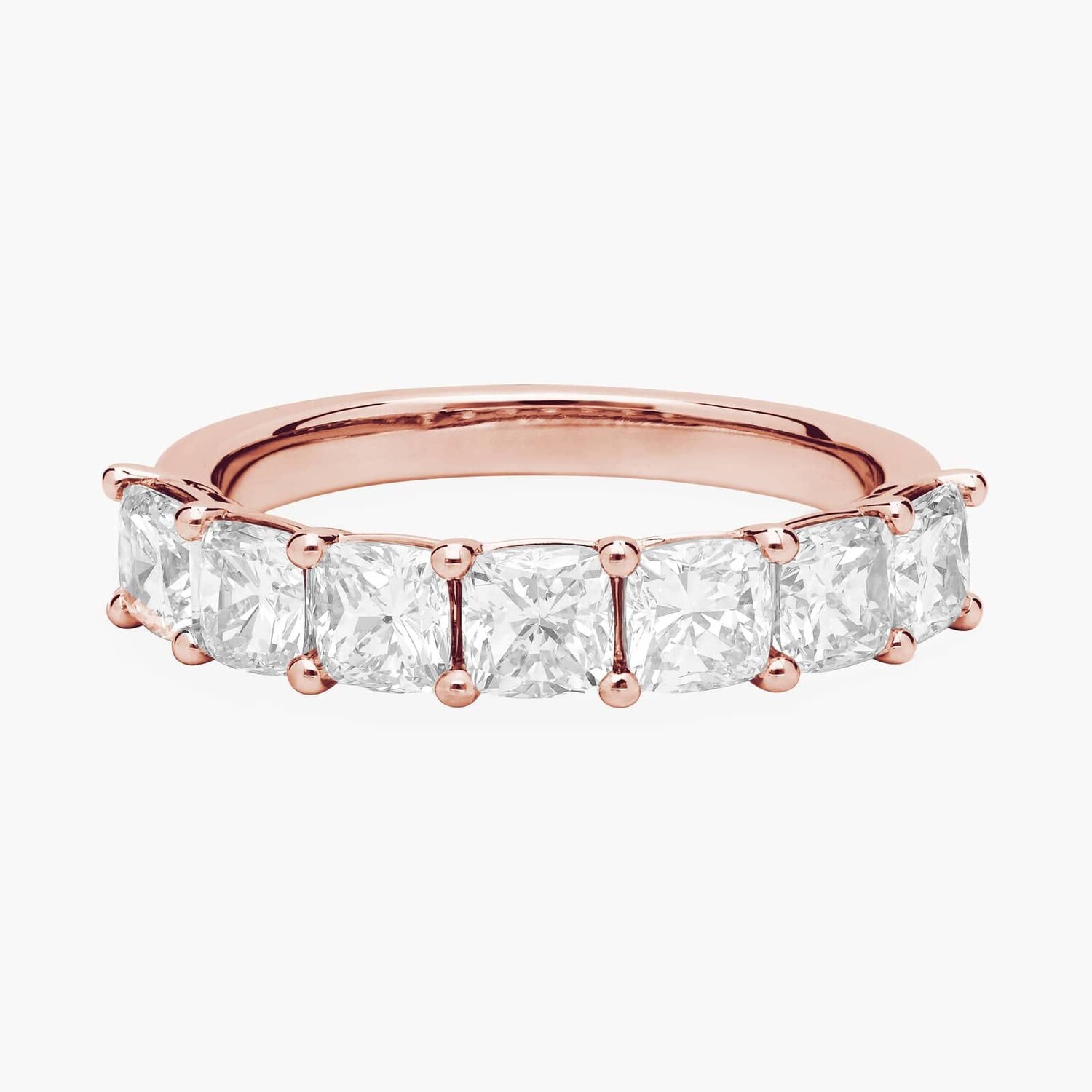 Кольцо с семью выращенными в лаборатории бриллиантами огранки «кушон» из 14-каратного розового золота (2 карата, два карата — FG / VS2-SI1) Blue Nile
Кольцо с семью выращенными в лаборатории бриллиантами огранки «кушон» из 14-каратного розового золота (2 карата, два карата — FG / VS2-SI1) Blue Nile