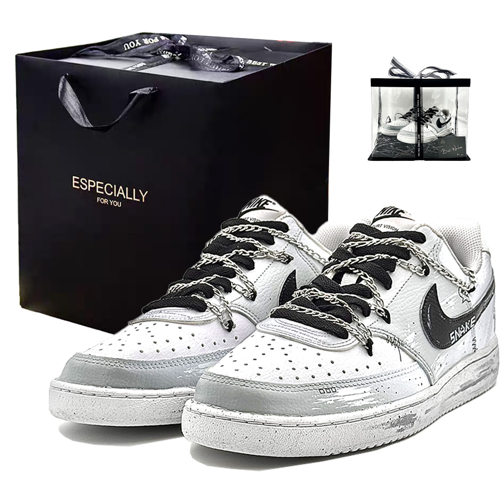 Nike Court Vision 1 Abrasion Resistant низкие скейтборд кроссовки мужские Black White
Nike Court Vision 1 Abrasion Resistant низкие скейтборд кроссовки мужские Black White