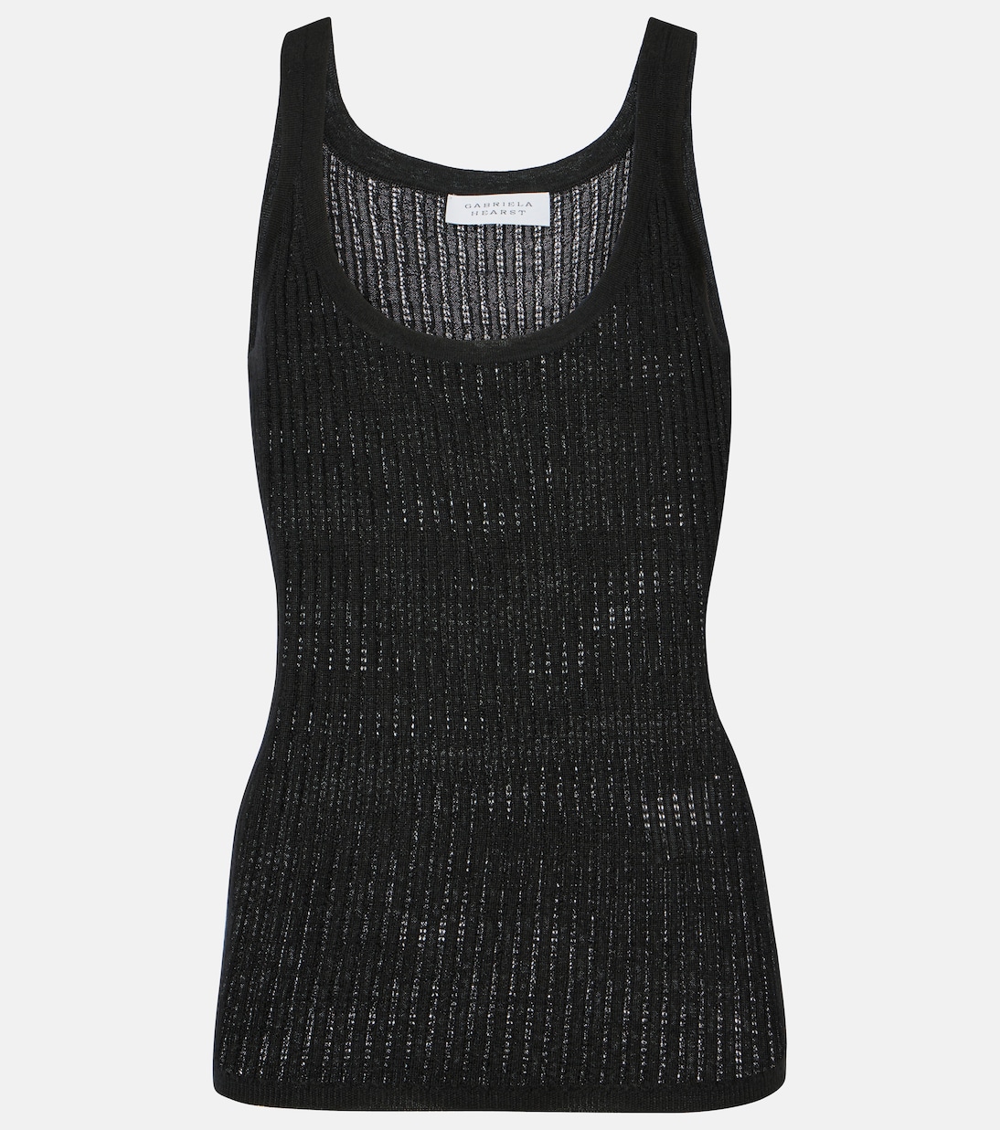 Невинский топ из кашемира и шелка Gabriela Hearst, черный
Невинский топ из кашемира и шелка Gabriela Hearst, черный