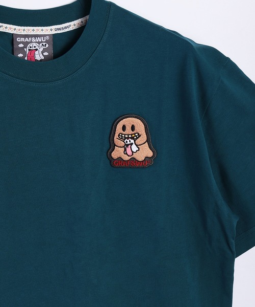 Футболка классическая с принтом, короткий рукав, вышивка GRAF&WU, зеленый
Футболка классическая с принтом, короткий рукав, вышивка GRAF&WU, зеленый