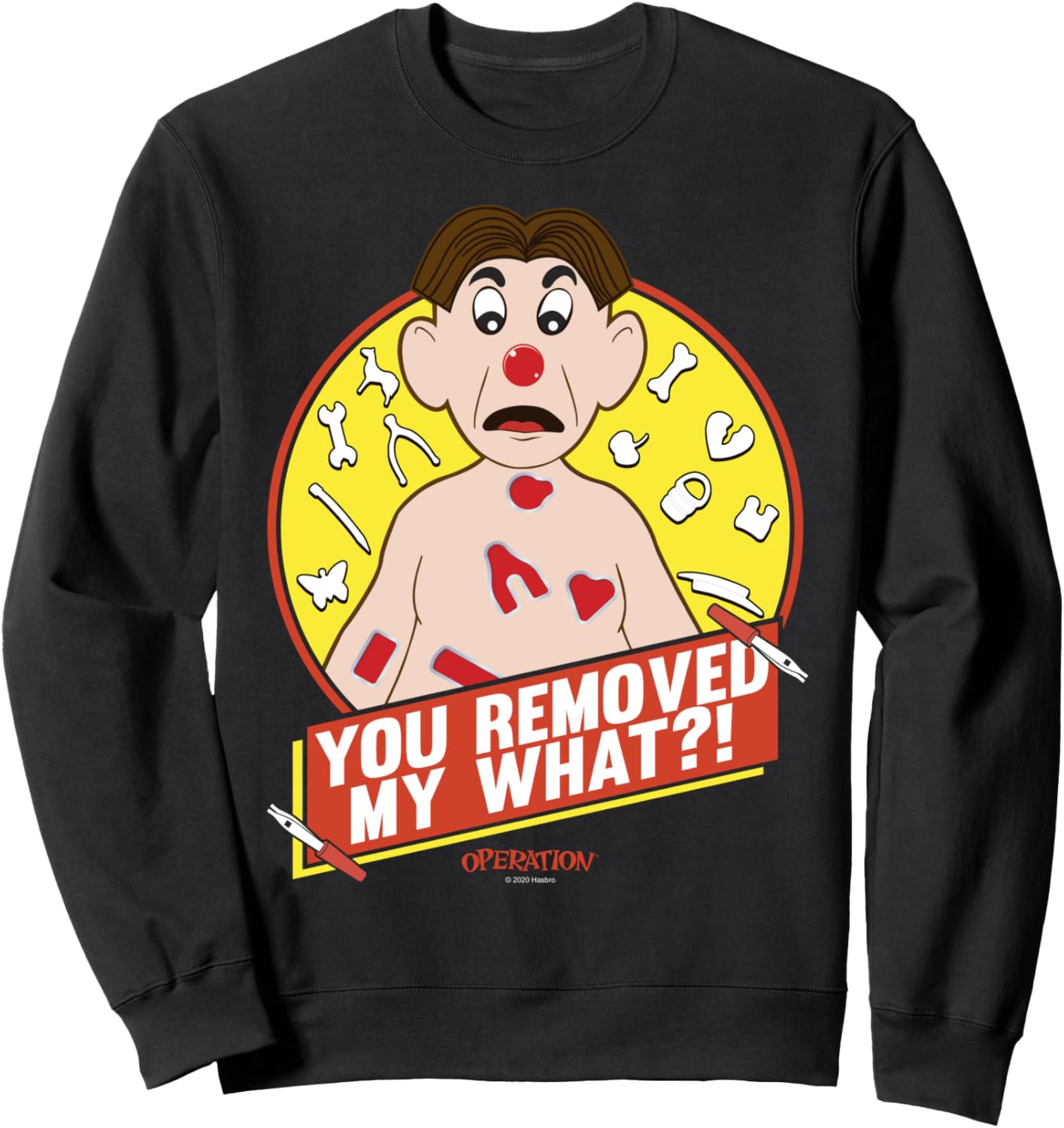 Толстовка, Операция «Кариес Сэм». Ты снял мою толстовку Operation, черный
Толстовка, Операция «Кариес Сэм». Ты снял мою толстовку Operation, черный