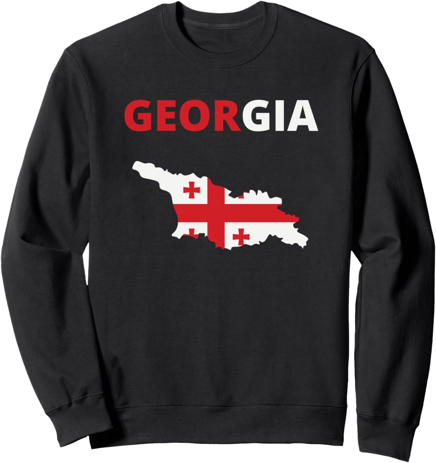 Толстовка с изображением европейского флага и карты Грузии Cool Country Merch, черный
Толстовка с изображением европейского флага и карты Грузии Cool Country Merch, черный