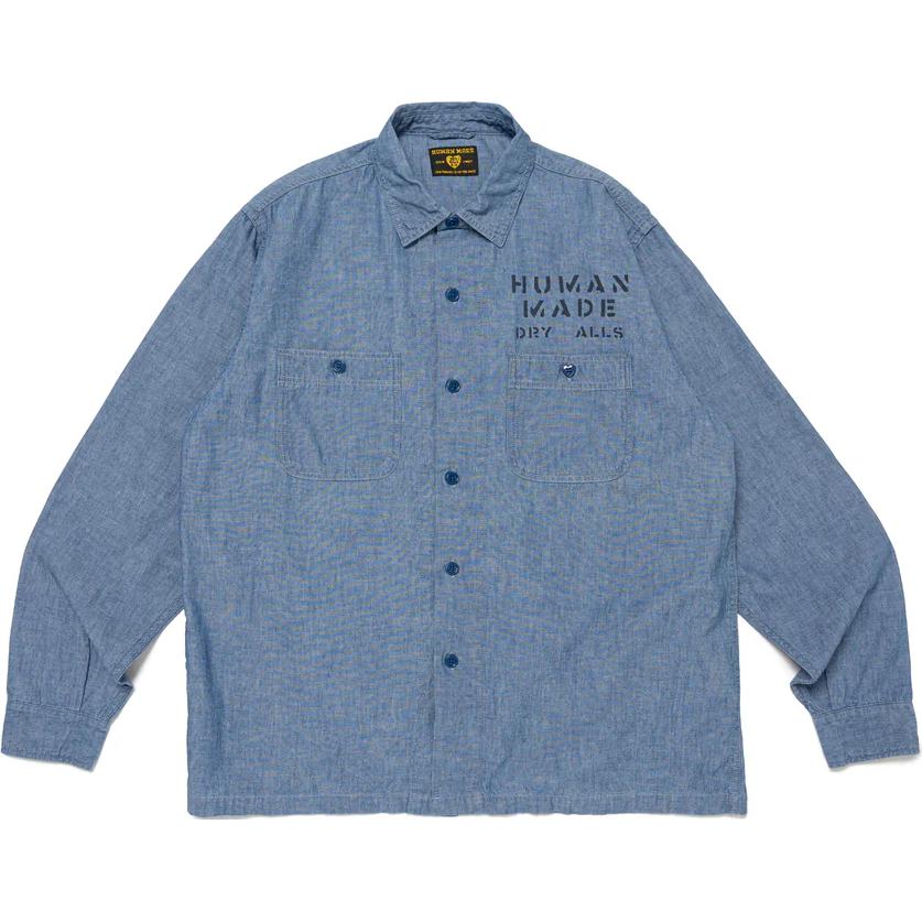 Рубашка unisex HUMAN MADE, синий
Рубашка unisex HUMAN MADE, синий