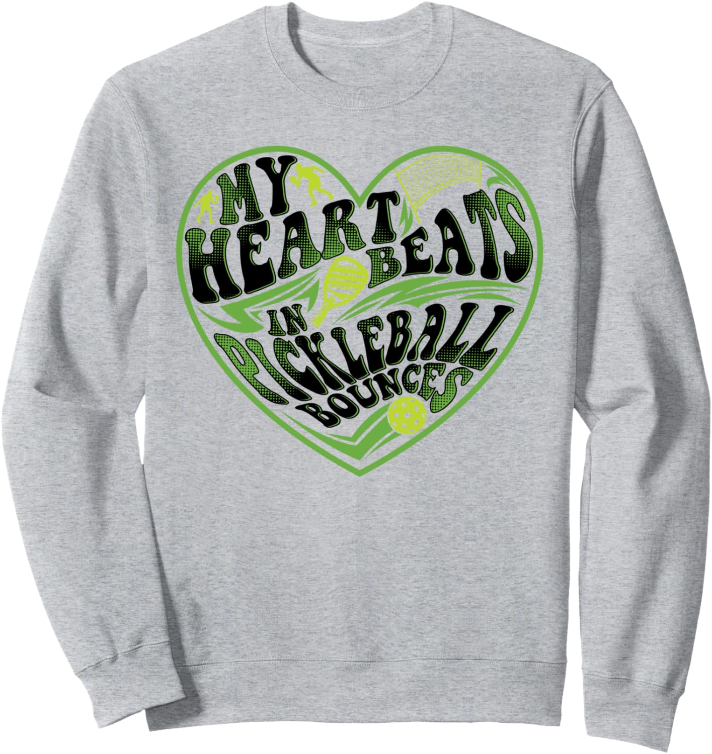 Милая и забавная толстовка с надписью Мое сердце бьется в отскоках мяча для пиклбола Four1Nine Pickleball Official, серый
Милая и забавная толстовка с надписью Мое сердце бьется в отскоках мяча для пиклбола Four1Nine Pickleball Official, серый