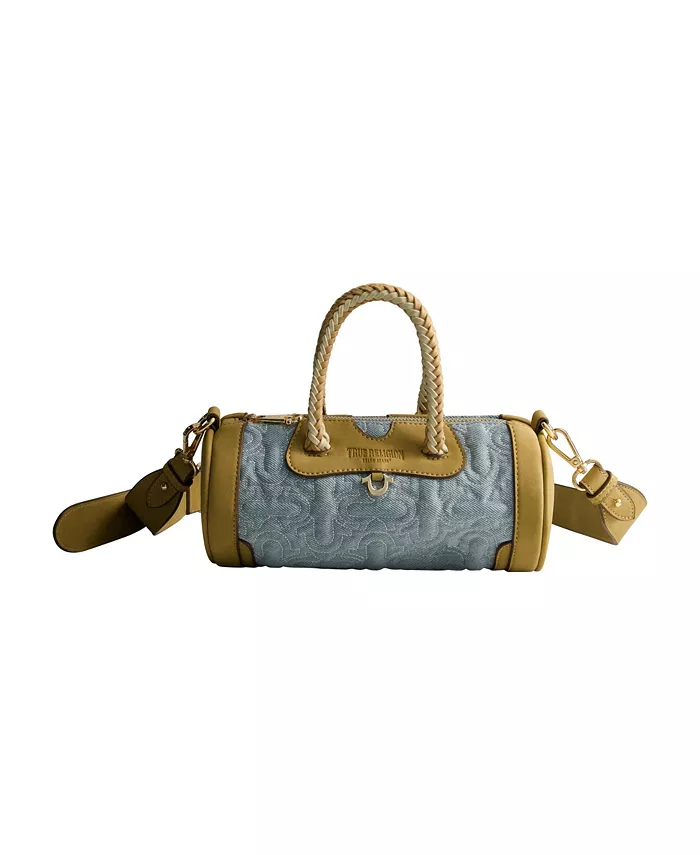 Мини-дафл-кроссбоди с выстежкой в виде подковы True Religion, синий
Мини-дафл-кроссбоди с выстежкой в виде подковы True Religion, синий