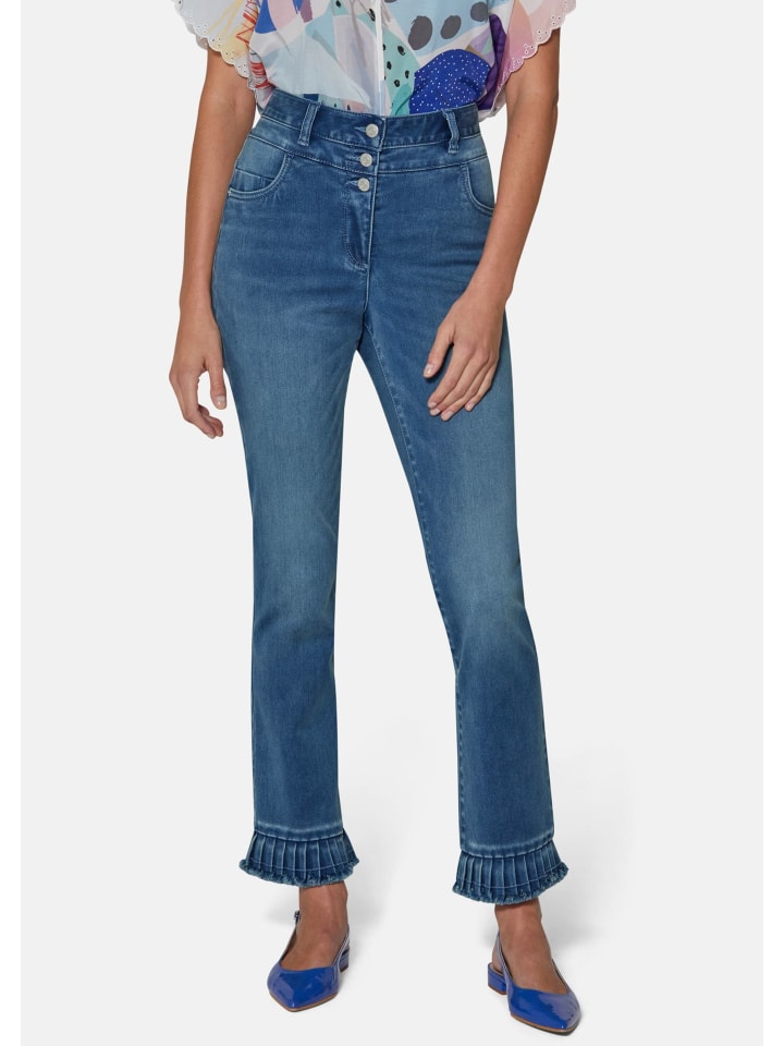 MADELEINE Джинсы с плиссированным низом синего цвета
MADELEINE Джинсы с плиссированным низом синего цвета