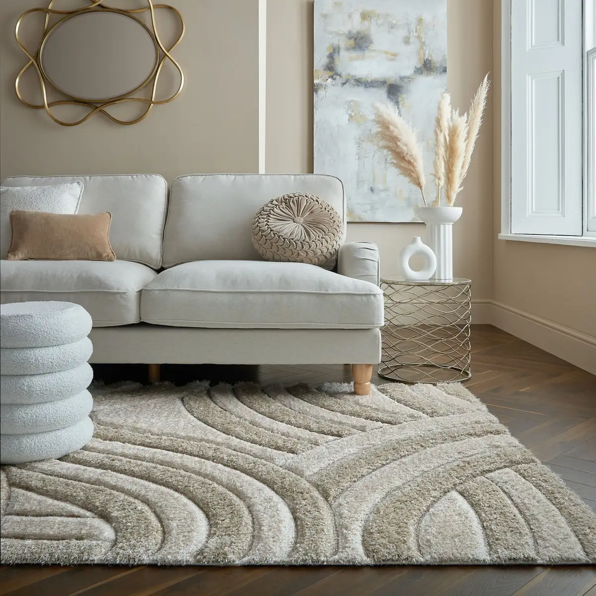 FLAIR RUGS ковер с высоким ворсом "Velvet Shaggy", прямоугольный, ворсистый ковер 200х290 см, цвет natur
FLAIR RUGS ковер с высоким ворсом "Velvet Shaggy", прямоугольный, ворсистый ковер 200х290 см, цвет natur