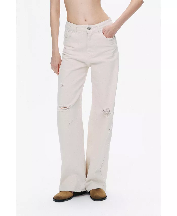 Женские джинсы с отделкой из камня NOCTURNE, белый
Женские джинсы с отделкой из камня NOCTURNE, белый