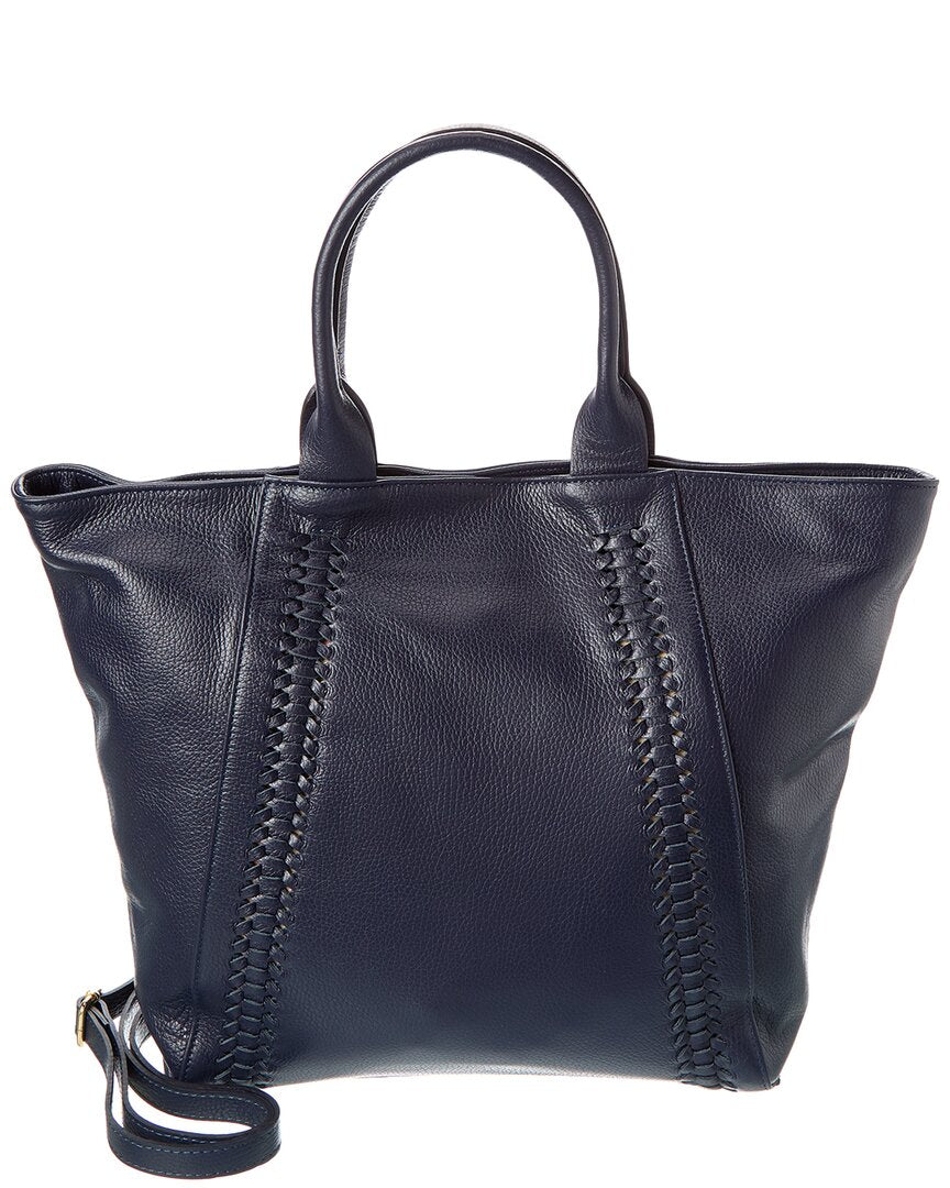 Сумка-тоут из кожи с прострочкой Persaman New York, синий
Сумка-тоут из кожи с прострочкой Persaman New York, синий