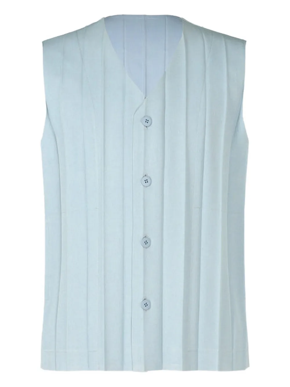 Плиссированный жилет на пуговицах Homme Plissé Issey Miyake, синий
Плиссированный жилет на пуговицах Homme Plissé Issey Miyake, синий