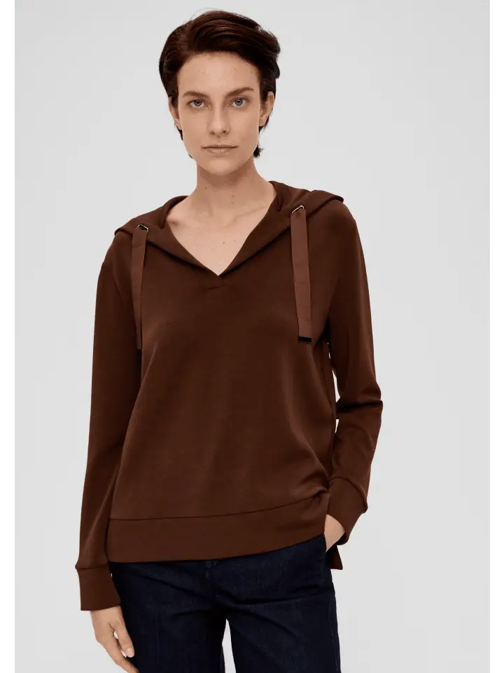 Толстовка s.Oliver, коричневый 
Толстовка s.Oliver, коричневый