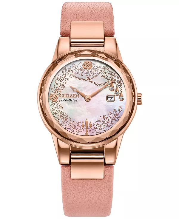 Женские часы Eco-Drive Disney Eternal Beauty Belle с розовым кожаным ремешком, 30 мм, в коробке Citizen, pink
Женские часы Eco-Drive Disney Eternal Beauty Belle с розовым кожаным ремешком, 30 мм, в коробке Citizen, pink