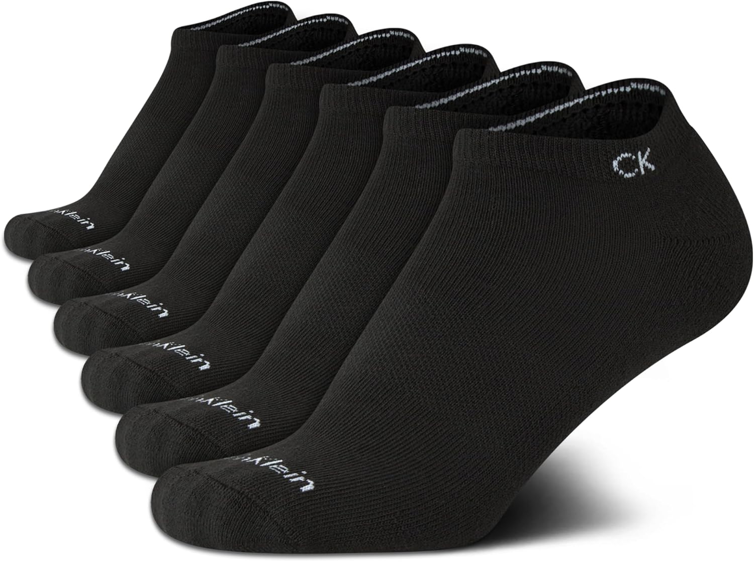 Носки Calvin Klein Boys No Show Socks - 6 упаковок комфортных эластичных носков с мягкой подошвой для мальчиков (размеры: ML), Black
Носки Calvin Klein Boys No Show Socks - 6 упаковок комфортных эластичных носков с мягкой подошвой для мальчиков (размеры: ML), Black