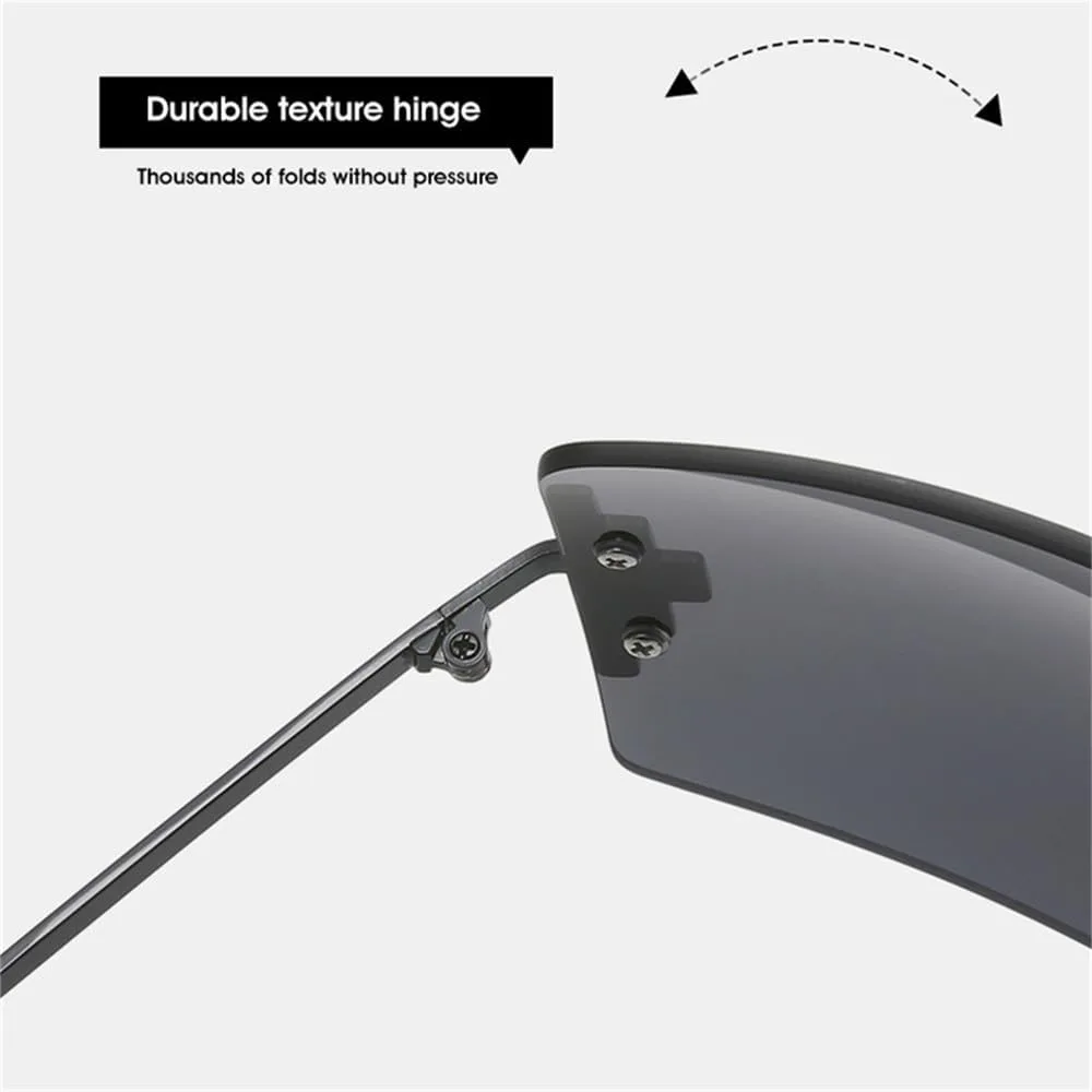 Мужские солнцезащитные очки без оправы в стиле ретро с градиентной металлической оправой, женские очки в стиле хип-хоп, цельные очки без оправы HDUBFY, 4
Мужские солнцезащитные очки без оправы в стиле ретро с градиентной металлической оправой, женские очки в стиле хип-хоп, цельные очки без оправы HDUBFY, 4