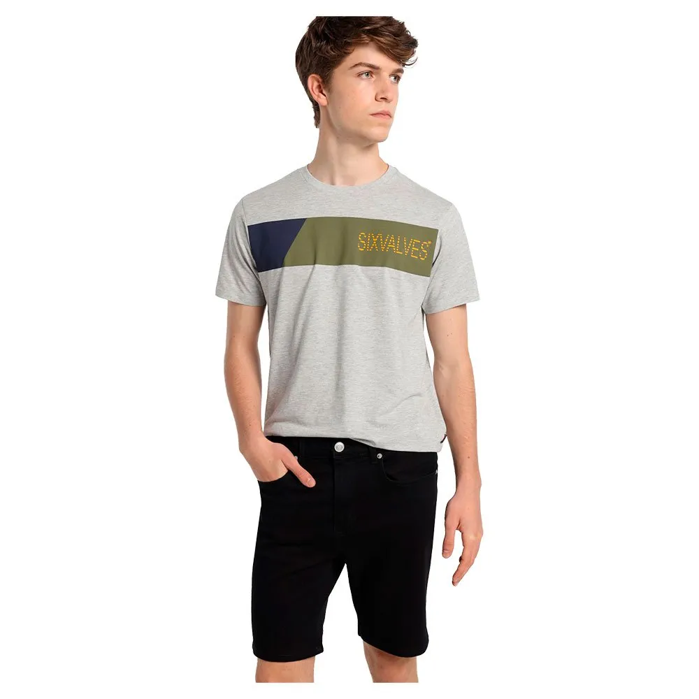 Шорты Six Valves Regular Fit Shooting denim, черный 
Шорты Six Valves Regular Fit Shooting denim, черный