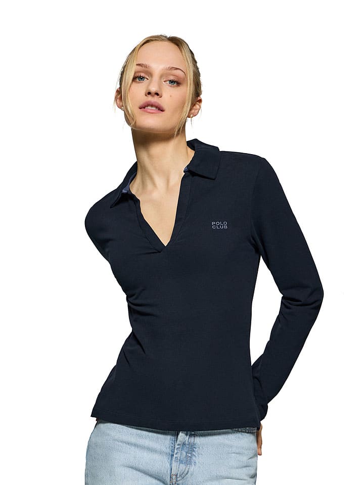 Polo Club Рубашка-поло темно-синего цвета
Polo Club Рубашка-поло темно-синего цвета