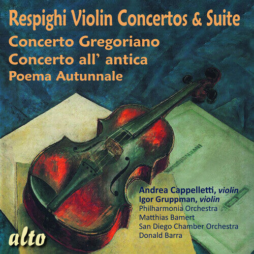 CD диск Cappelletti, Andrea: Respighi: Violin Concertos & Suite
CD диск Cappelletti, Andrea: Respighi: Violin Concertos & Suite