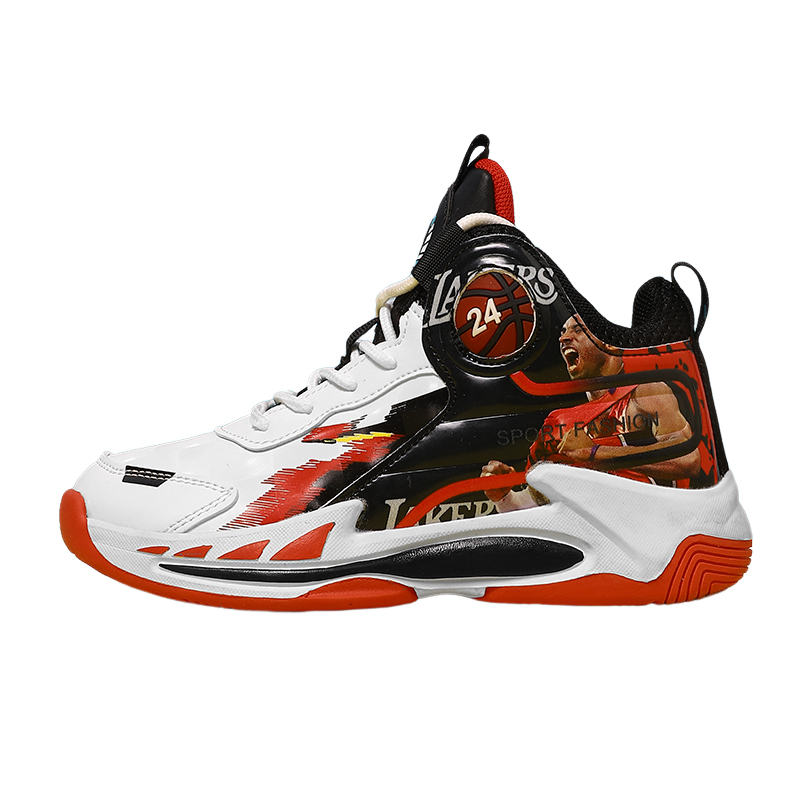 Детские баскетбольные кроссовки с высоким голенищем, противоскользящие, с амортизацией и защитой от ударов Izumi Chiryū, черный/красный
Детские баскетбольные кроссовки с высоким голенищем, противоскользящие, с амортизацией и защитой от ударов Izumi Chiryū, черный/красный