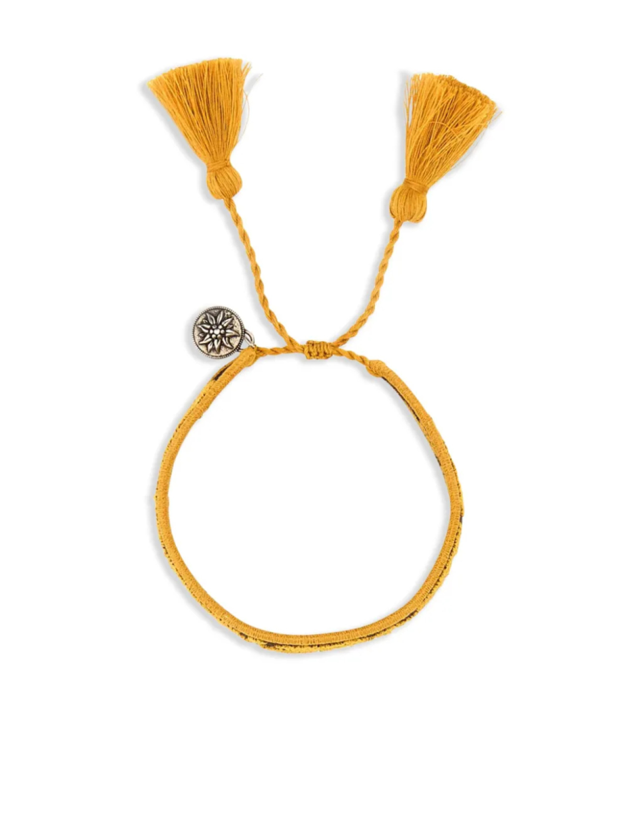 Prada замшевый браслет в двух тонах, желтый 
Prada замшевый браслет в двух тонах, желтый