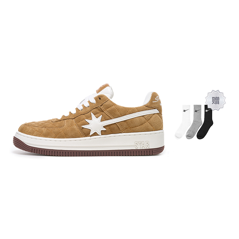 Starwalk Soldier Тёплые износостойкие лёгкие низкие скейтерские кроссовки унисекс светло-коричневые (в комплекте 2 пары носков), цвет Light Brown (Comes with 2 Pack Socks)
Starwalk Soldier Тёплые износостойкие лёгкие низкие скейтерские кроссовки унисекс светло-коричневые (в комплекте 2 пары носков), цвет Light Brown (Comes with 2 Pack Socks)