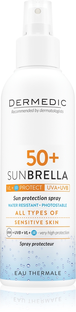 Защитный спрей Sunbrella spf 50+ Dermedic, 150 мл
Защитный спрей Sunbrella spf 50+ Dermedic, 150 мл