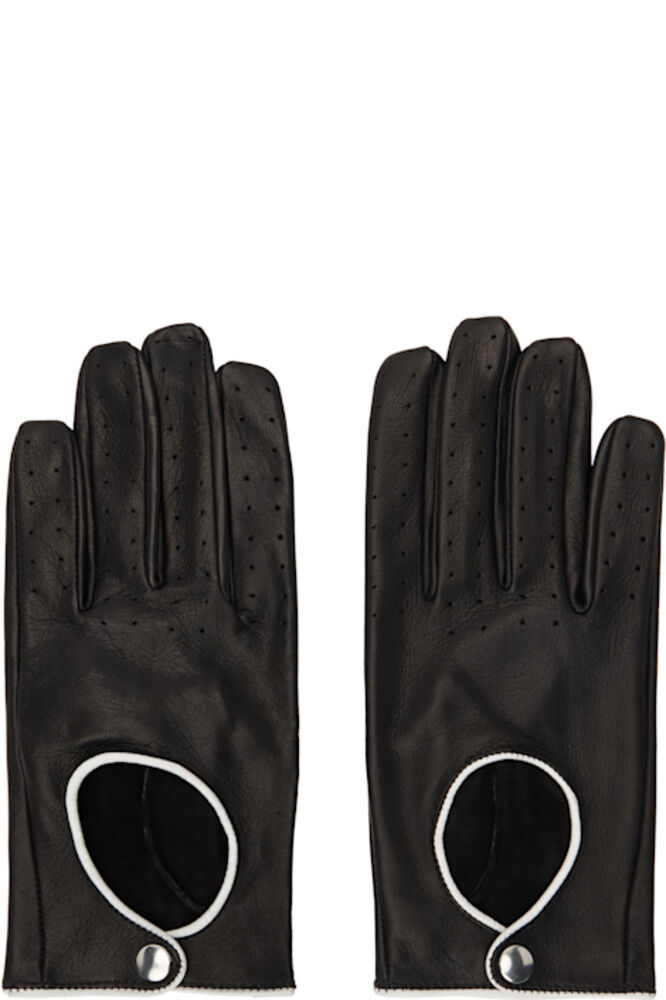 Черные кожаные водительские перчатки Ernest W. Baker
Черные кожаные водительские перчатки Ernest W. Baker