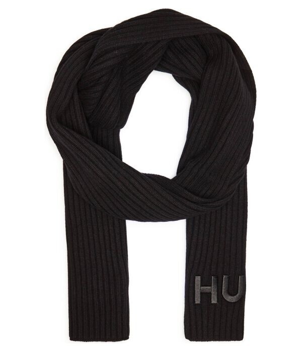 Шарф шерстяной Hugo Zunio_2, черный
Шарф шерстяной Hugo Zunio_2, черный