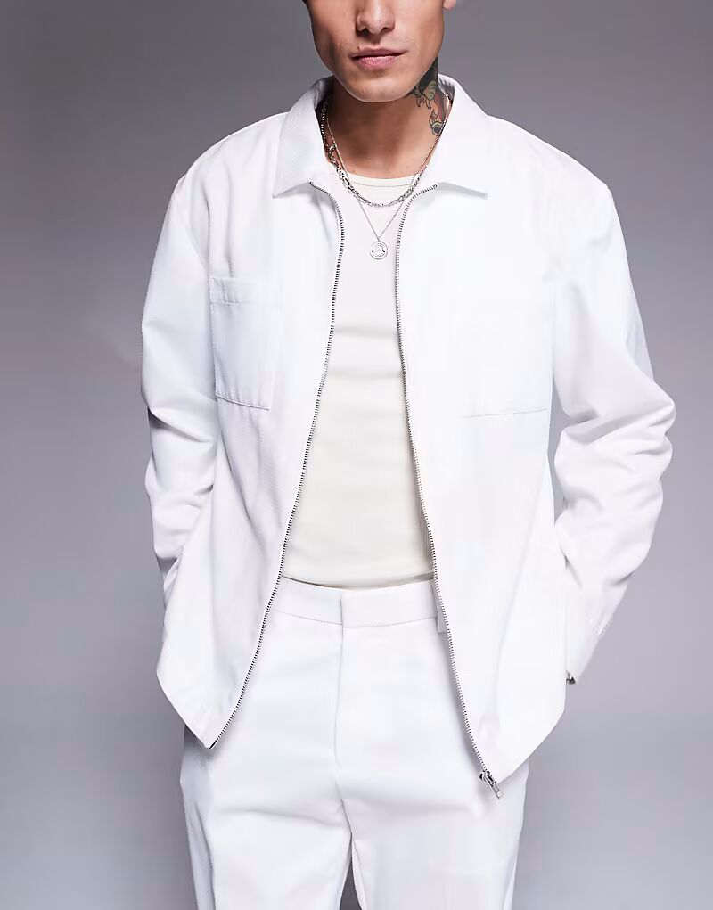 Элегантная облегающая куртка-бомбер ASOS DESIGN белого цвета, Белый, Элегантная облегающая куртка-бомбер ASOS DESIGN белого цвета
Элегантная облегающая куртка-бомбер ASOS DESIGN белого цвета, Белый, Элегантная облегающая куртка-бомбер ASOS DESIGN белого цвета