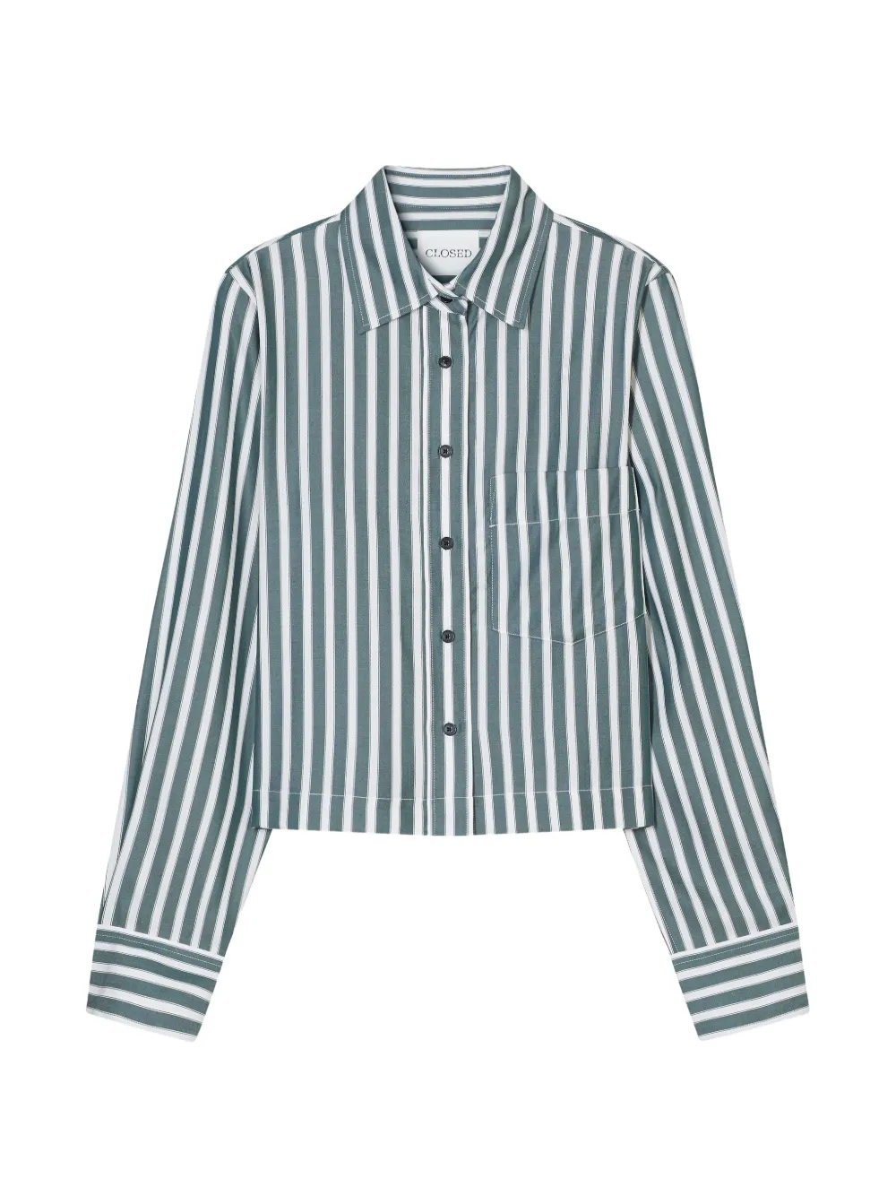 Рубашка в полоску Closed, зеленый
Рубашка в полоску Closed, зеленый