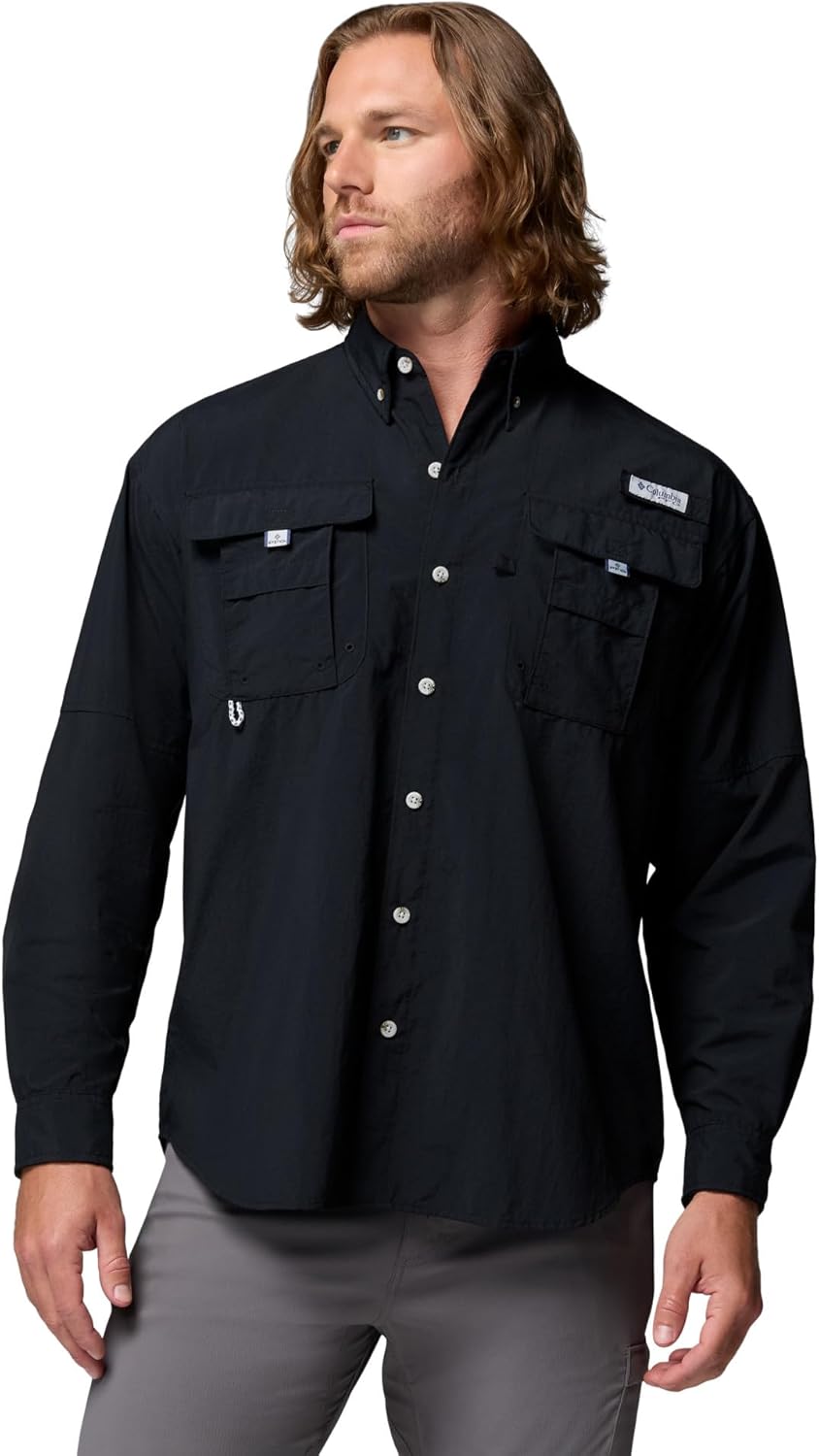 Columbia Мужская рубашка PFG Bahama II с длинным рукавом, Black
Columbia Мужская рубашка PFG Bahama II с длинным рукавом, Black