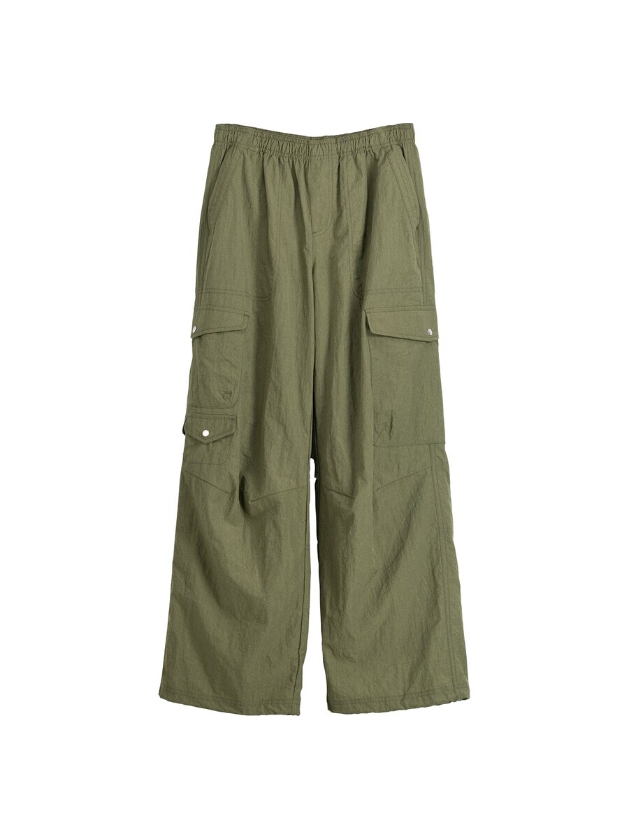 Свободные брюки Bershka, оливковый
Свободные брюки Bershka, оливковый