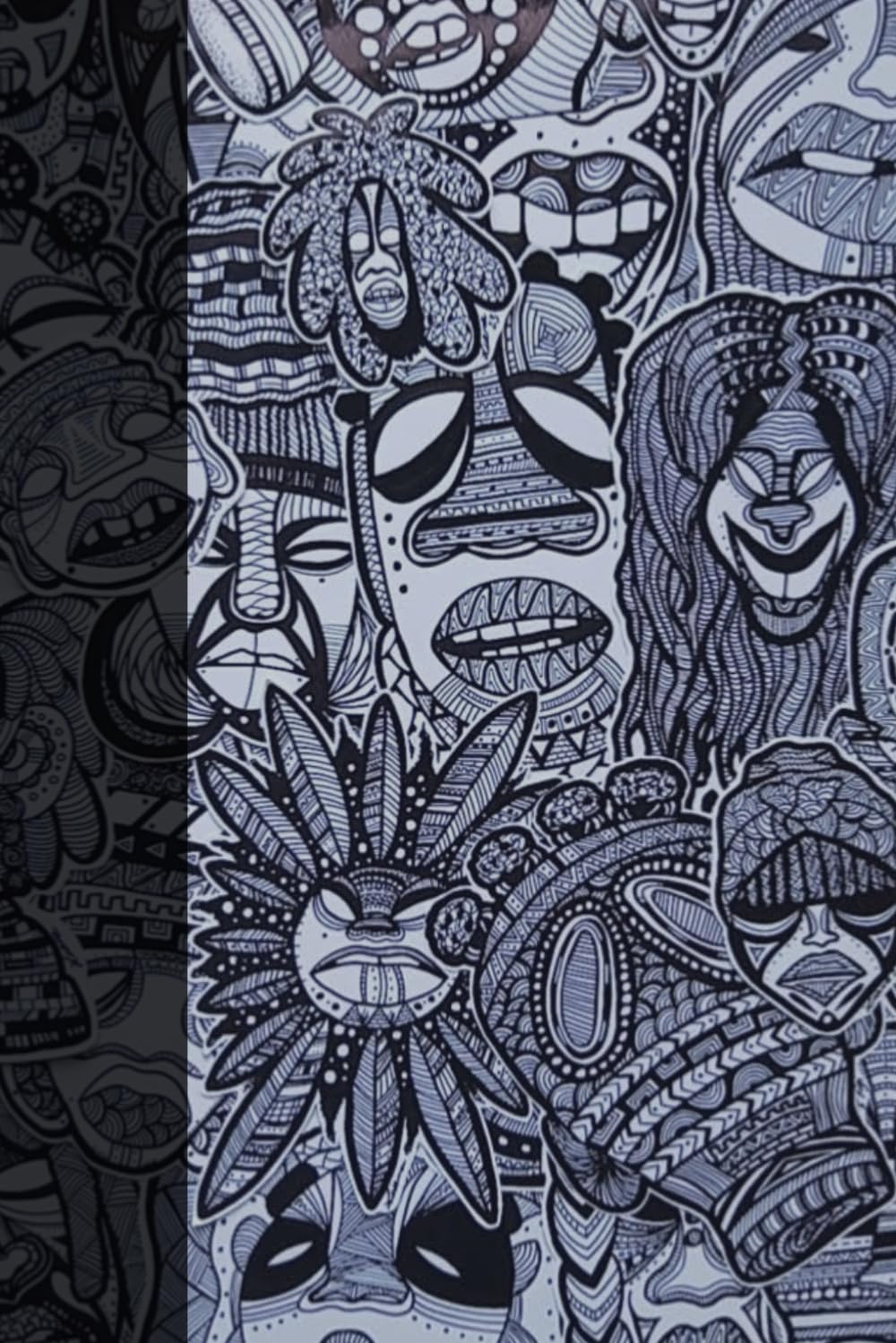 Ti Figi-120 Page Paperback Lined Paper Notebook, Tribal Faces, Unique, Original: Face Your Fears Lined Notebook Watermark Cartoons 120 Pages African ... Sharpie Fun Graffiti American Tribal Book (Independently published)
Ti Figi-120 Page Paperback Lined Paper Notebook, Tribal Faces, Unique, Original: Face Your Fears Lined Notebook Watermark Cartoons 120 Pages African ... Sharpie Fun Graffiti American Tribal Book (Independently published)