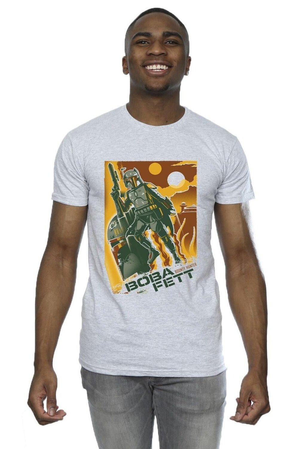 Футболка с коллажем Боба Фетта Star Wars, серый
Футболка с коллажем Боба Фетта Star Wars, серый