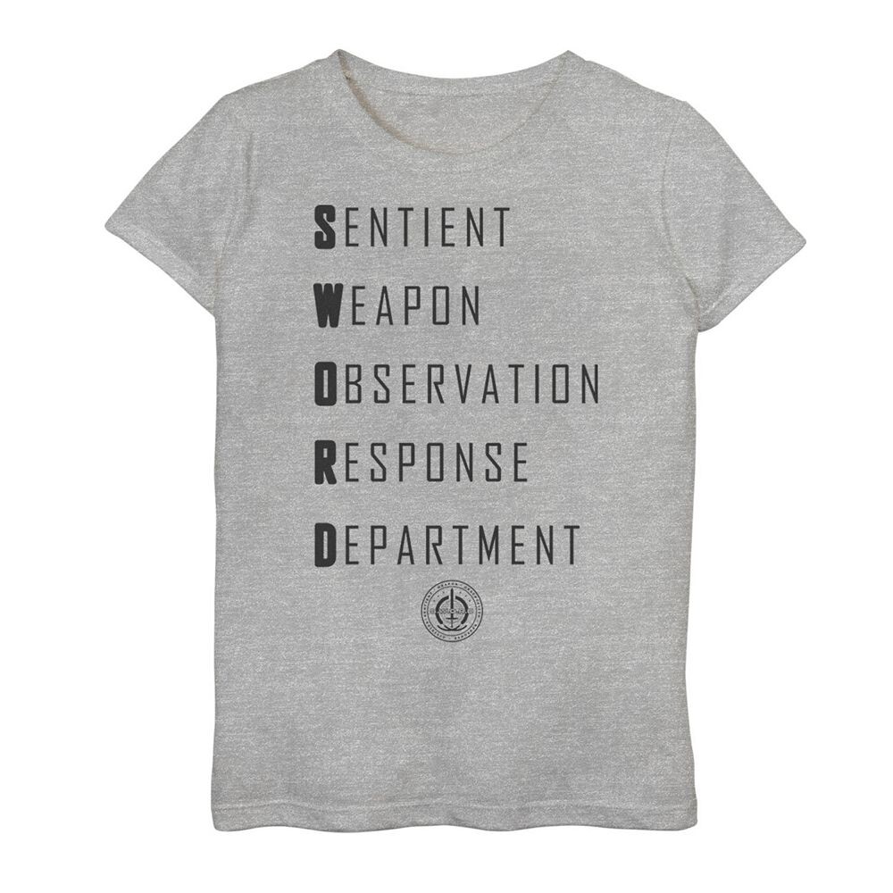 Девочки 7–16 лет Марвел ВандаВижен S. Футболка с графическим аббревиатурой C2 Marvel, цвет Athletic Heather
Девочки 7–16 лет Марвел ВандаВижен S. Футболка с графическим аббревиатурой C2 Marvel, цвет Athletic Heather