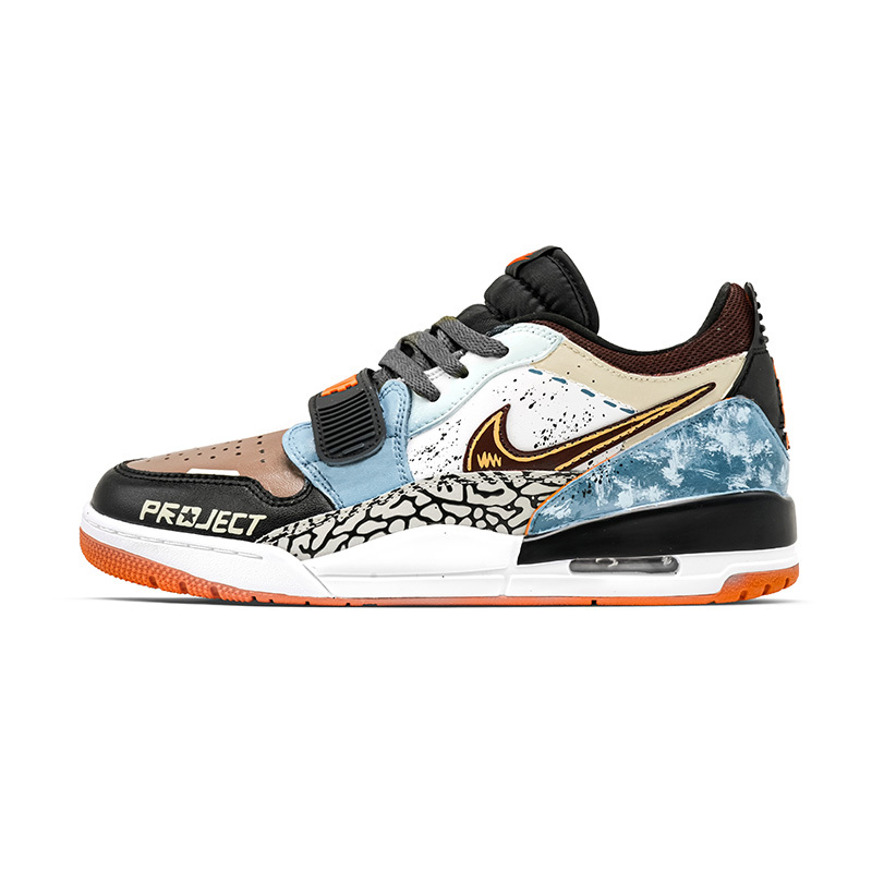 Jordan Кроссовки Legacy 312 Jazz Nocturne с амортизацией, износостойкие низкие винтажные баскетбольные Unisex Black Orange
Jordan Кроссовки Legacy 312 Jazz Nocturne с амортизацией, износостойкие низкие винтажные баскетбольные Unisex Black Orange