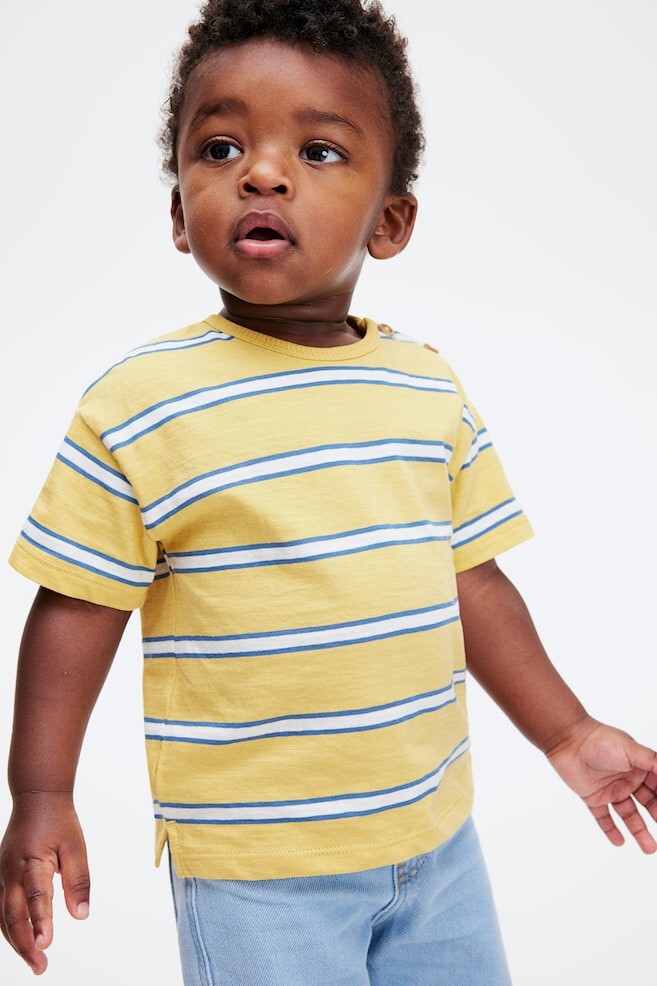 Футболка из хлопкового джерси H&M, мультиколор
Футболка из хлопкового джерси H&M, мультиколор