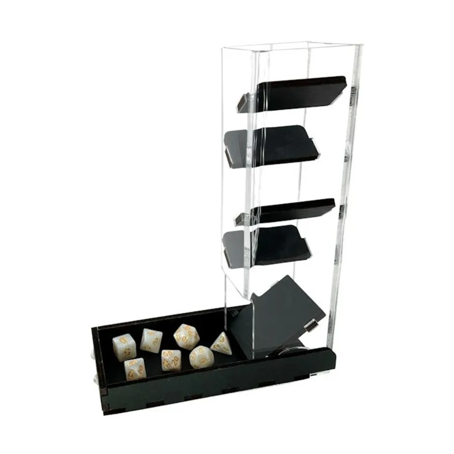 Классическая башня для игры в кости высотой 10 дюймов и основной лоток — черный, Dice Towers (C4 Labs)
Классическая башня для игры в кости высотой 10 дюймов и основной лоток — черный, Dice Towers (C4 Labs)