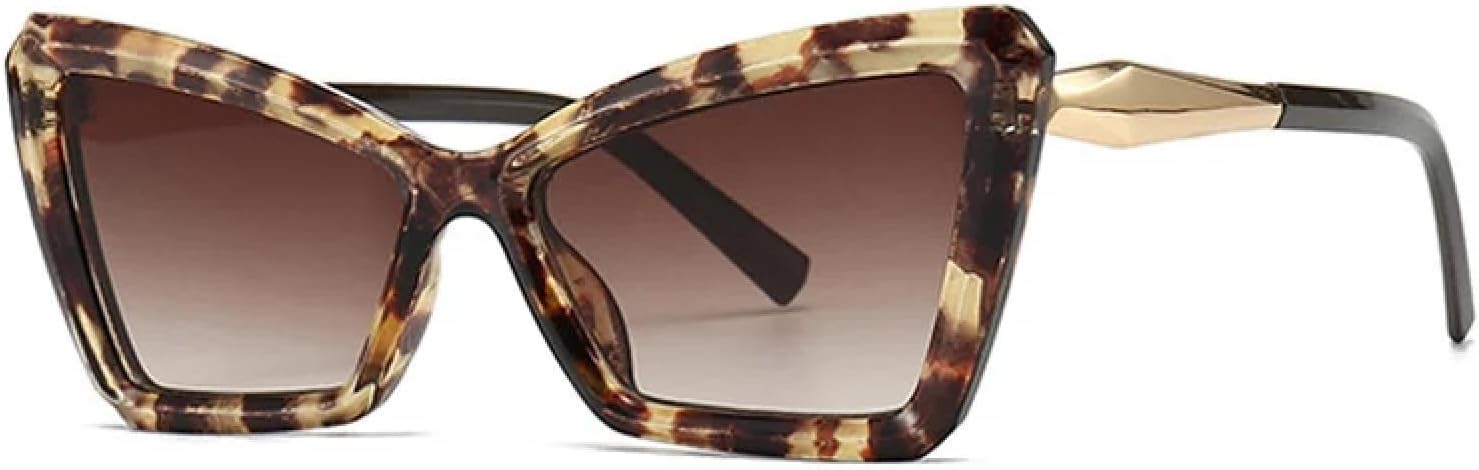 Ретро-солнцезащитные очки «кошачий глаз» для женщин с градиентным переходом цвета, модные очки для мужчин цвета чайного голубого, трендовые очки с защитой от УФ-излучения UV400 HHZZYVY, Leopard Tea Gradient
Ретро-солнцезащитные очки «кошачий глаз» для женщин с градиентным переходом цвета, модные очки для мужчин цвета чайного голубого, трендовые очки с защитой от УФ-излучения UV400 HHZZYVY, Leopard Tea Gradient