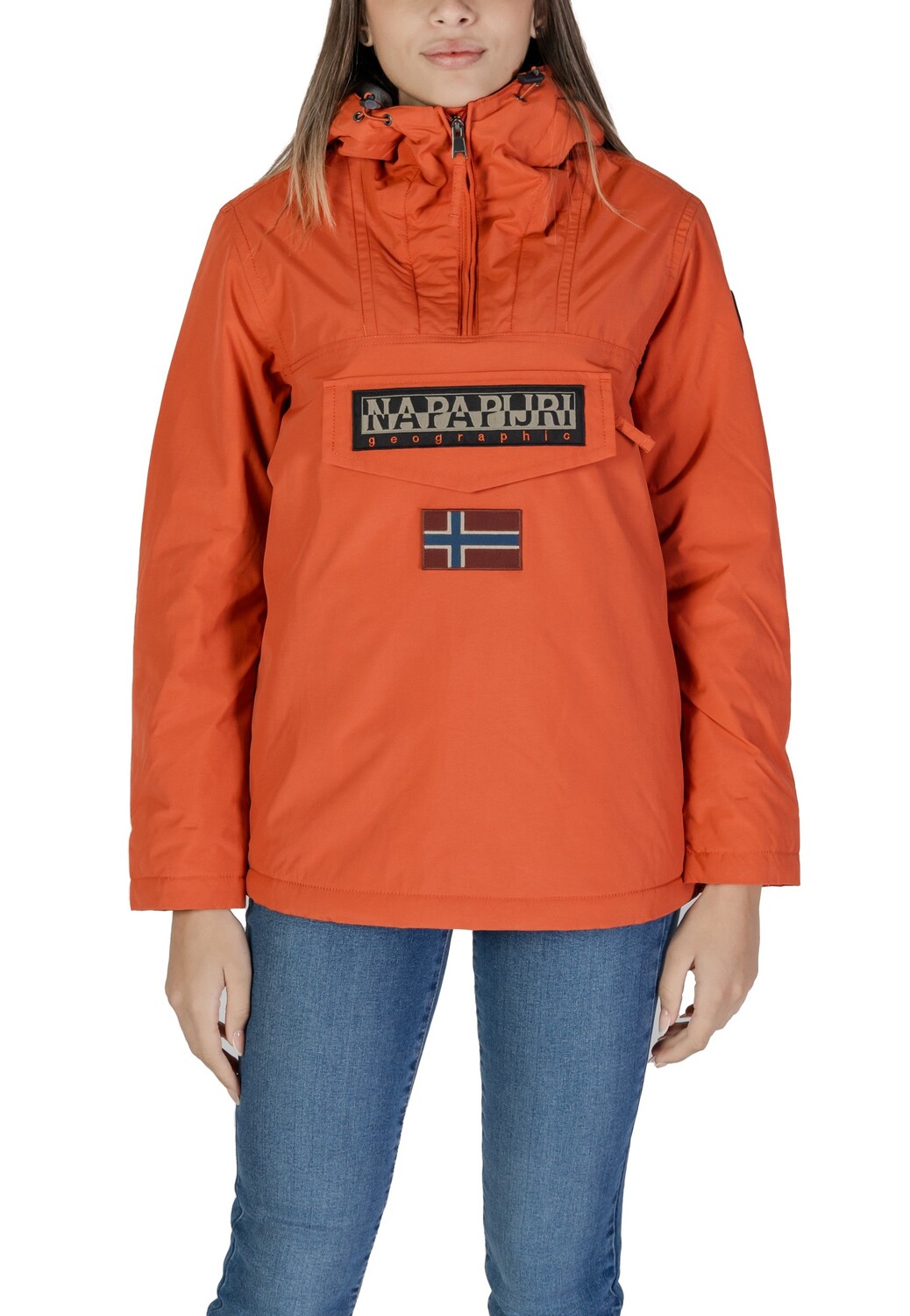 Анорак Napapijri с логотипом, оранжевый
Анорак Napapijri с логотипом, оранжевый