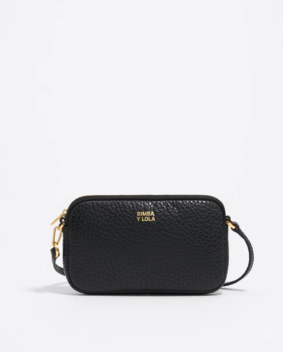 Миниатюрная женская кожаная сумка через плечо Bimba y Lola, черный
Миниатюрная женская кожаная сумка через плечо Bimba y Lola, черный