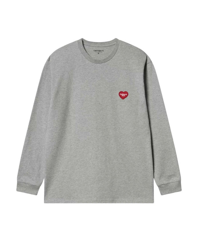 Футболка с нашивкой в виде сердца W' l/s Carhartt Wip, серый
Футболка с нашивкой в виде сердца W' l/s Carhartt Wip, серый