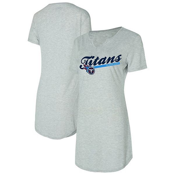 Женская футболка-ночнушка Petition Knit Tennessee Titans, серый Unbranded
Женская футболка-ночнушка Petition Knit Tennessee Titans, серый Unbranded