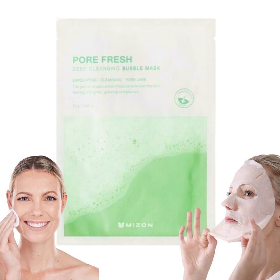 Глубокоочищающая пузырьковая маска Mizon Joyful Time 25 г
Глубокоочищающая пузырьковая маска Mizon Joyful Time 25 г