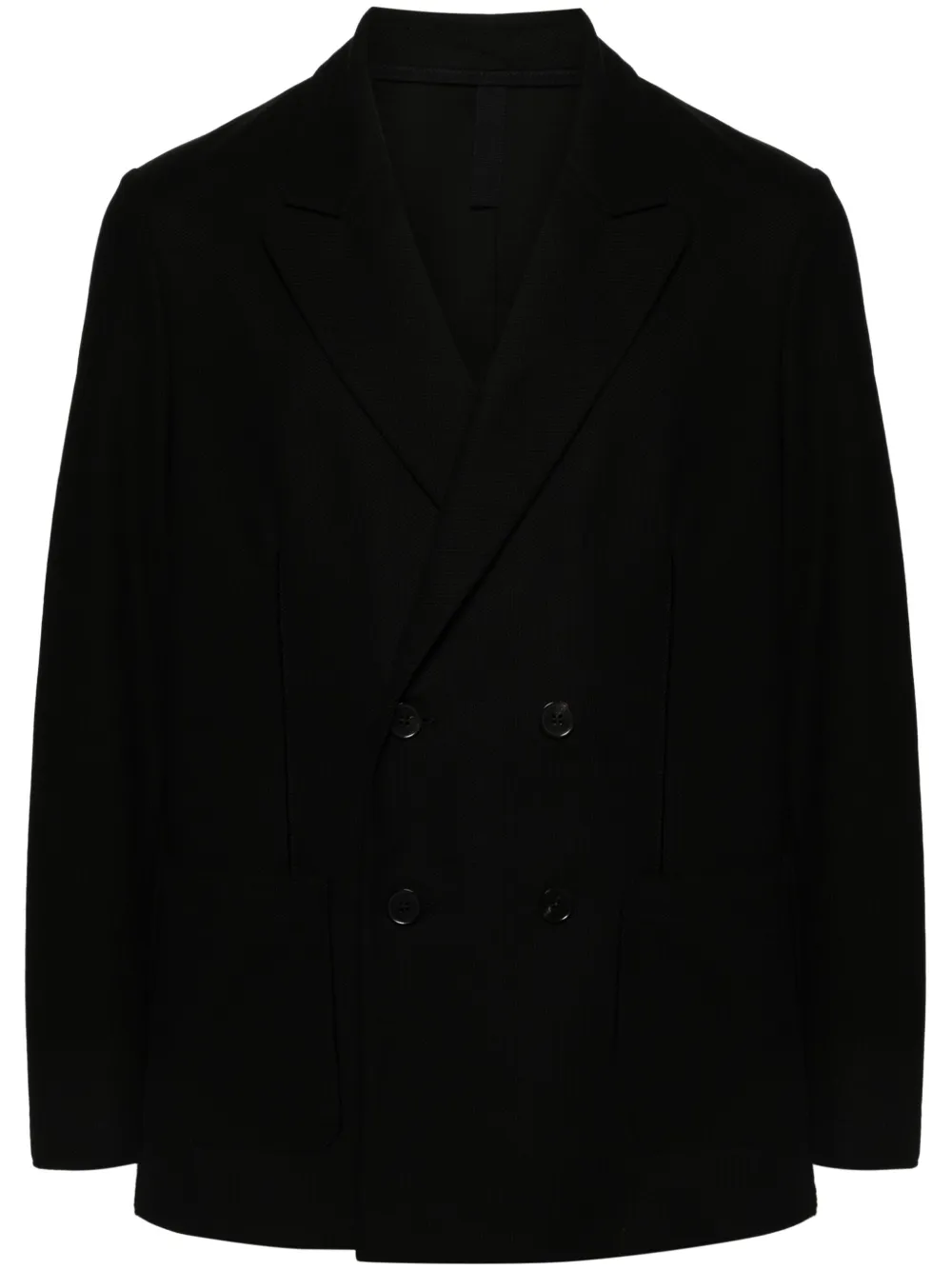 Двубортный пиджак Harris Wharf London, черный
Двубортный пиджак Harris Wharf London, черный