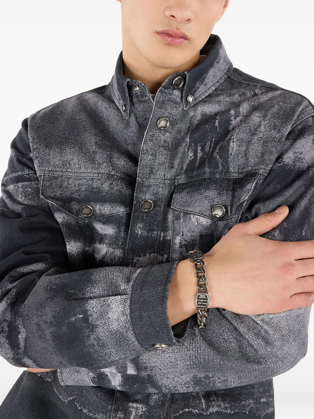 Браслет с монограммой RC Roberto Cavalli, серебяный
Браслет с монограммой RC Roberto Cavalli, серебяный