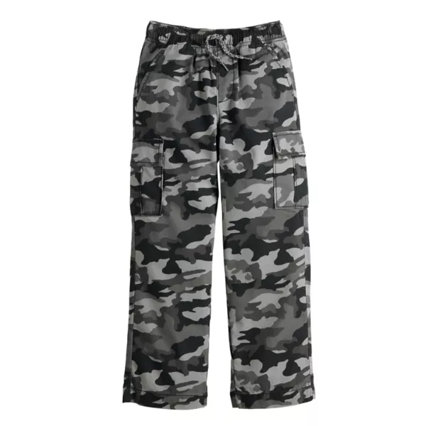 Штаны карго с открытыми штанинами для мальчиков 4-12 лет Jumping Beans, цвет grey black camo
Штаны карго с открытыми штанинами для мальчиков 4-12 лет Jumping Beans, цвет grey black camo