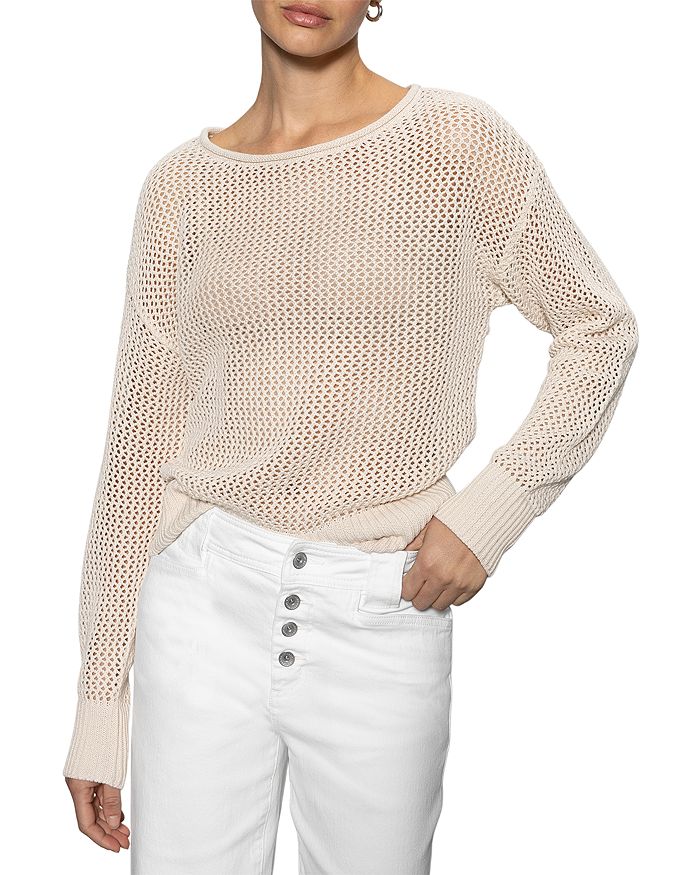 Хлопковый ажурный свитер Sanctuary, коричневый/бежевый
Хлопковый ажурный свитер Sanctuary, коричневый/бежевый